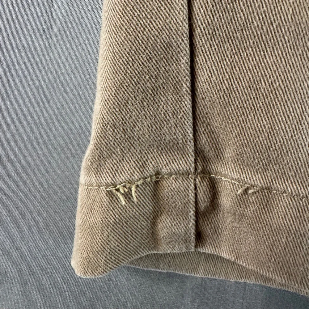 VTG Polo Ralph Lauren Tyler Short Mens 36 Tan Chino Cotton Shorts Y2K Preppy